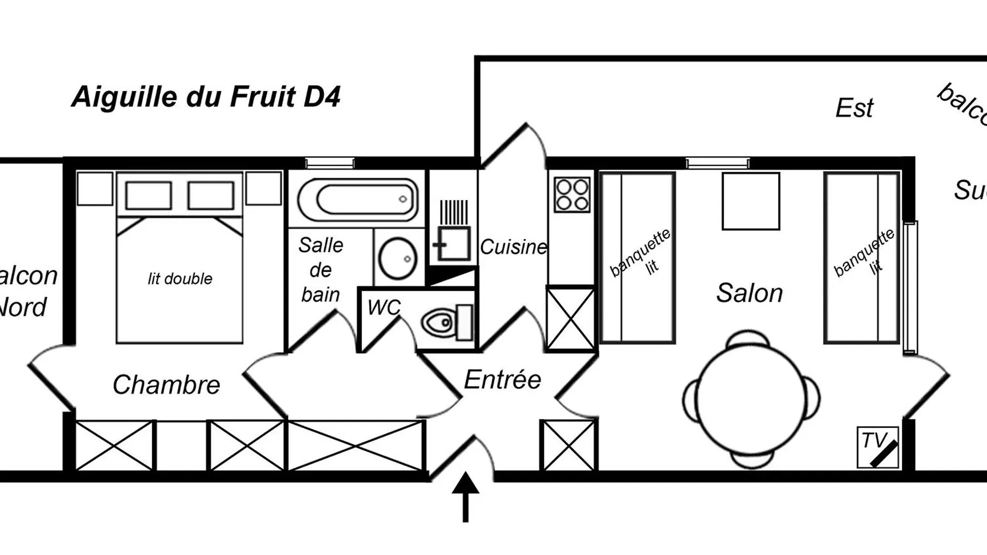 Charmant 2 Pieces Renove Avec Balcon Sud, Animaux Acceptes - Fr-1-182-58 美贝尔 公寓